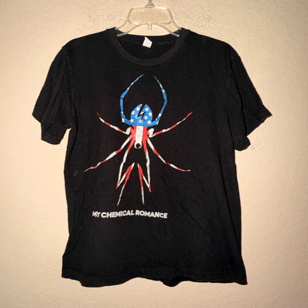 Vintage My Chemical Romance Rock Band Black T Shirt- Size Medium